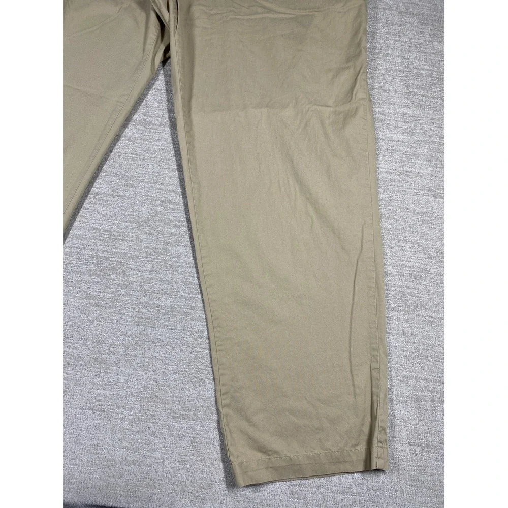 Polo Ralph Lauren Polo Golf Chino Pants Mens 42X32 Khaki Tan Pleated Cotton
